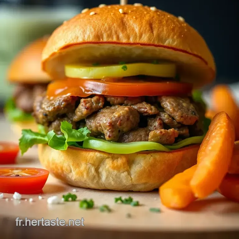 Mini Burgers Ap&eacute;ro Froid Aux Saveurs M&eacute;diterran&eacute;ennes presentation