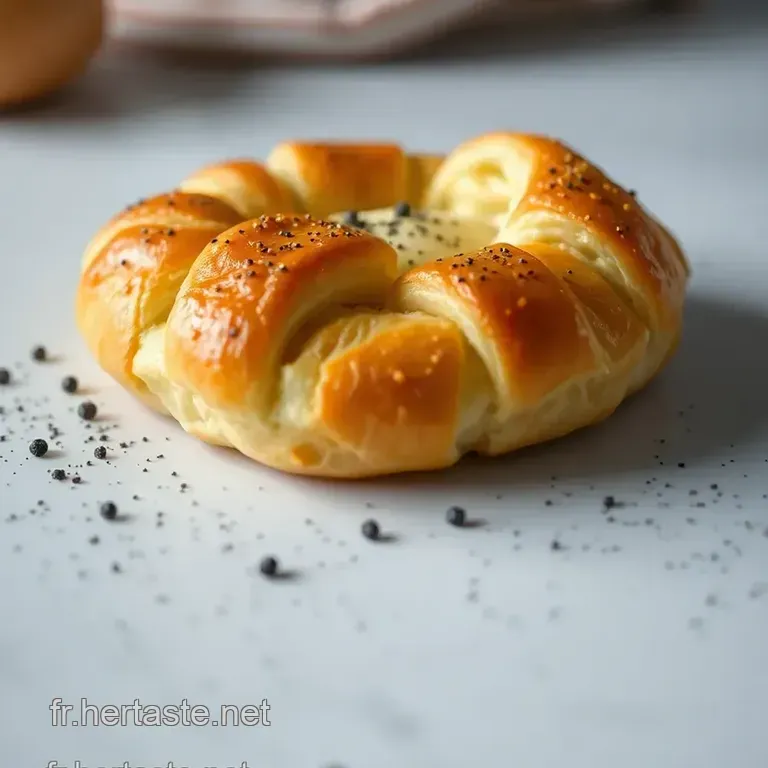 Mini Croissant Ap&eacute;ro Boursin presentation