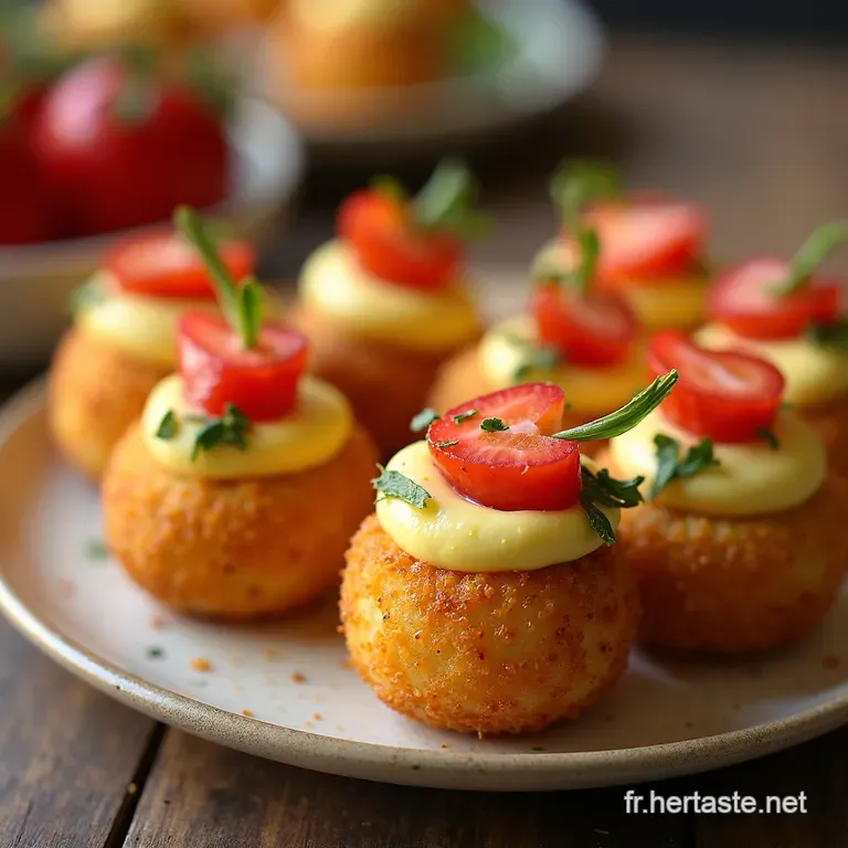 Mini Croquemonsieur Bites Lap&eacute;ro Chic Facile presentation