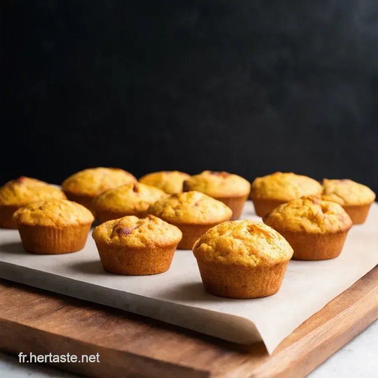 Mini Muffins Sans Gluten Pommes Et Noix Un D&eacute;lice presentation
