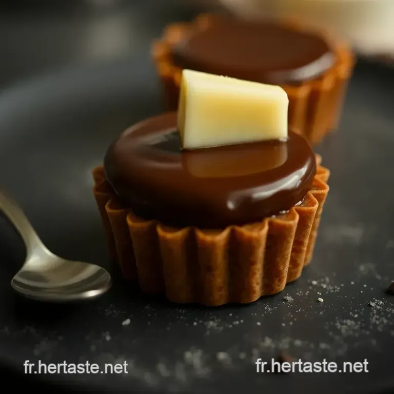 Mini Tarteaux Fondants Au Chocolat &Agrave; L&rsquo;air Fryer presentation