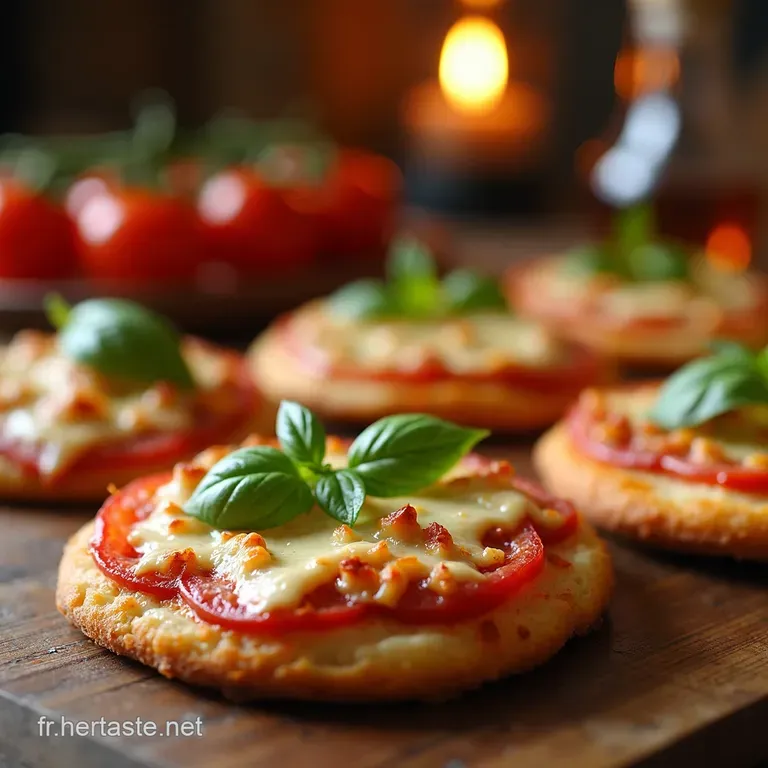 Minipizzas Parfaites Rapides Faciles Et D&eacute;licieuses presentation