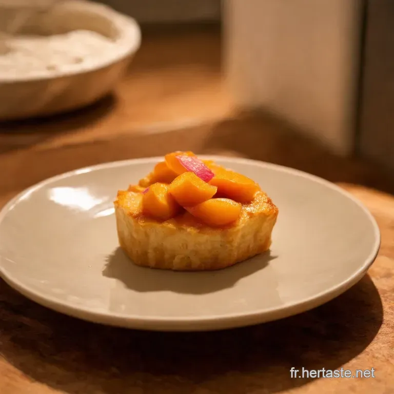 Moelleux Abricots Rhubarbe presentation