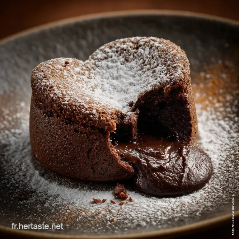 Moelleux au Chocolat C&oelig;ur Fondant Sans Beurre Version UltraL&eacute;g&egrave;re