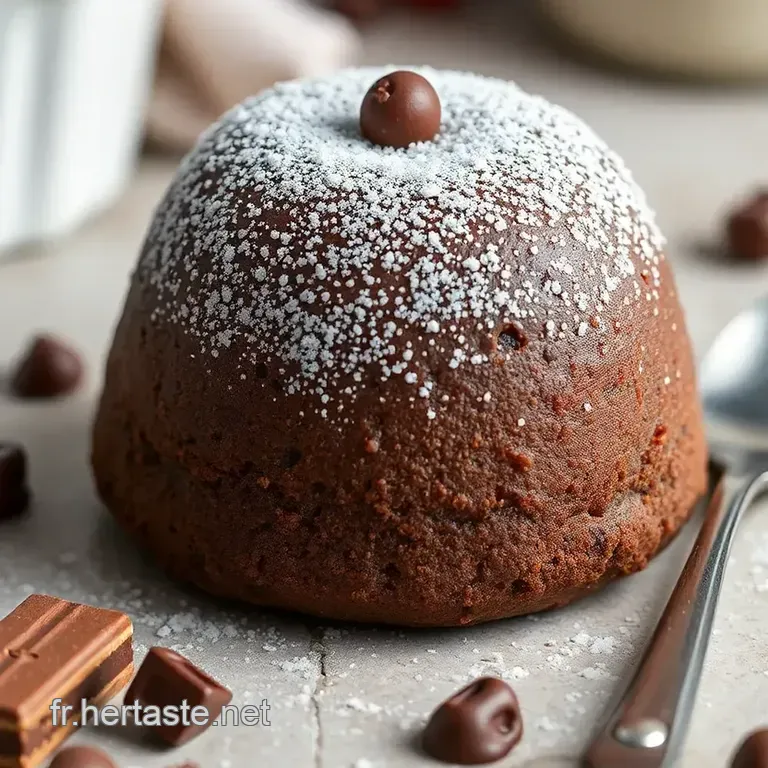 Moelleux Au Chocolat - Version Petit Chef presentation