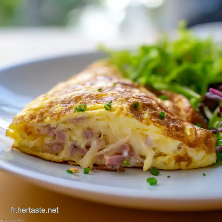 Omelette Souffle Au Jambon : Le Secret Du Nuage Sal&eacute; presentation