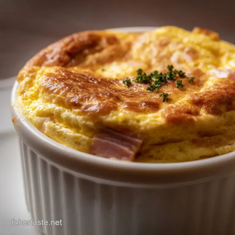 Omelette Souffle au Jambon : Le Secret du Nuage Sal&eacute;