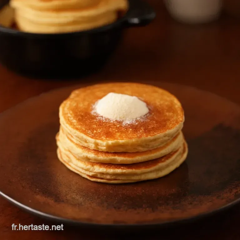 Pancakes Souffl&eacute;s Japonais Un Petit D&eacute;jeuner Fluffy Comme Un R&ecirc;ve presentation