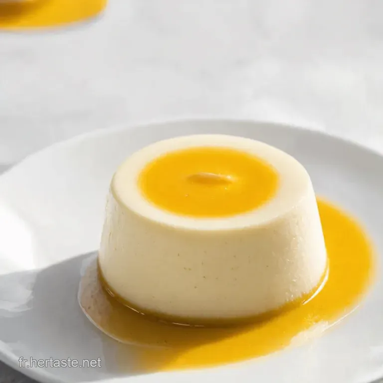 Panna Cotta &agrave; la Fran&ccedil;aise Touche Fruit&eacute;e