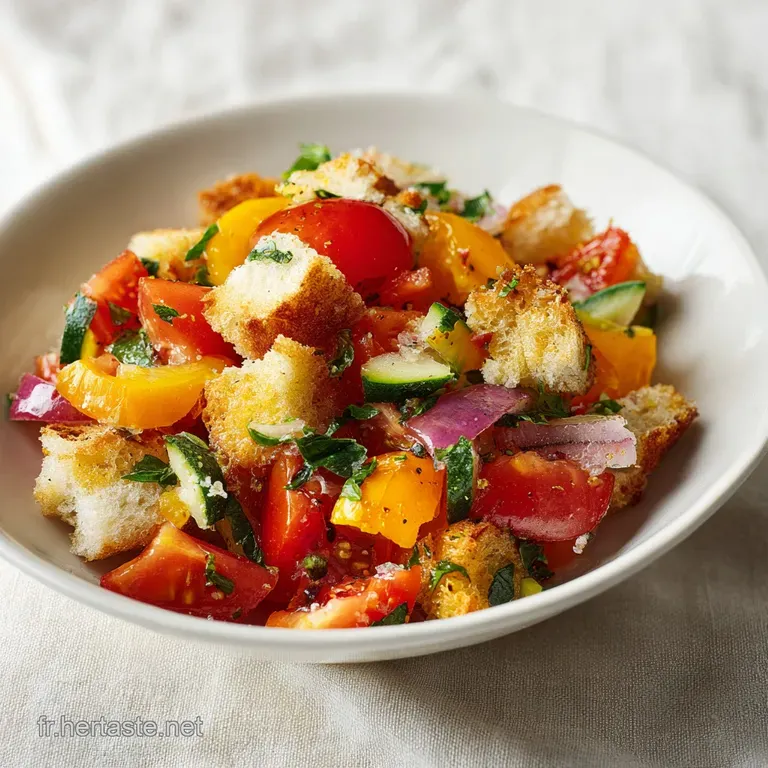 Panzanella Salade Italienne: Recette Toscane Authentique