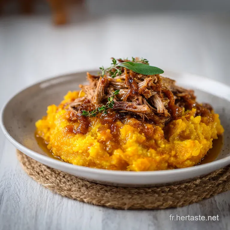 Parmentier de Canard au Potiron: Plat Familial
