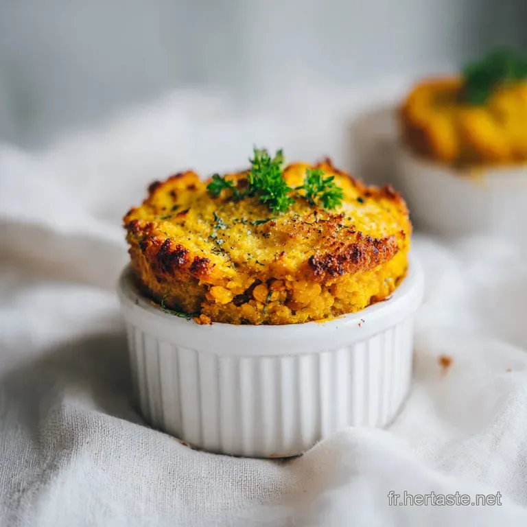 Parmentier Potimarron et Lentilles