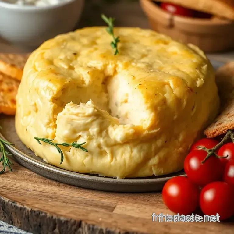 P&acirc;t&eacute; Au Fromage Rustique presentation