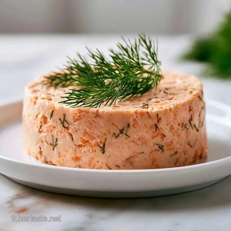 Tartines de pain grill&eacute; napp&eacute;es d'une mousse saumon&eacute;e lisse, d&eacute;cor&eacute;es d'une rondelle de citron jaune et d'herbes vertes.