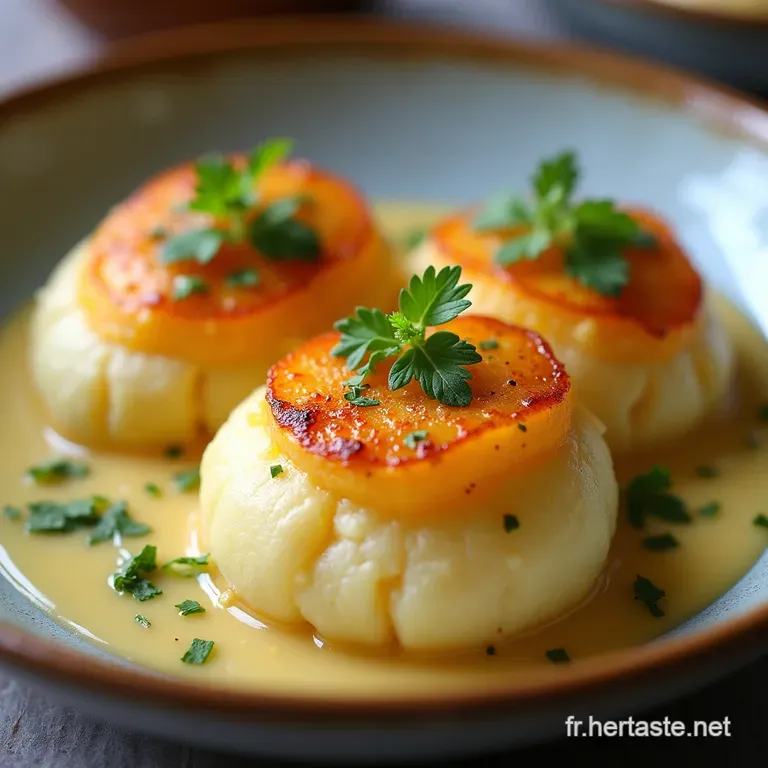 Les P&acirc;tes Mille et Une Noix &agrave; lAil Confit et Cr&egrave;me de Parmesan