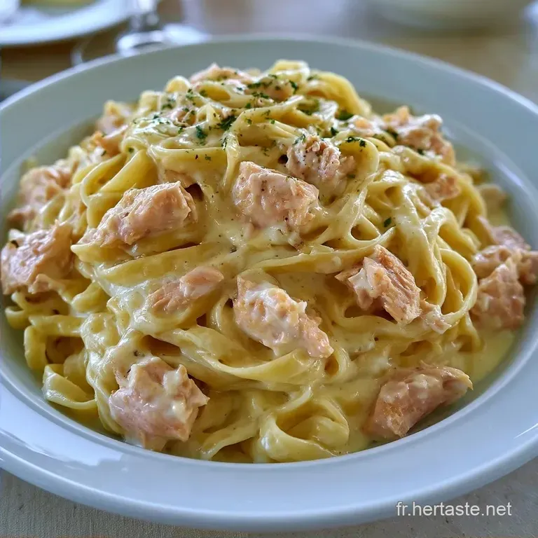 P&acirc;tes Au Saumon &Agrave; La Cr&egrave;me Onctueuse