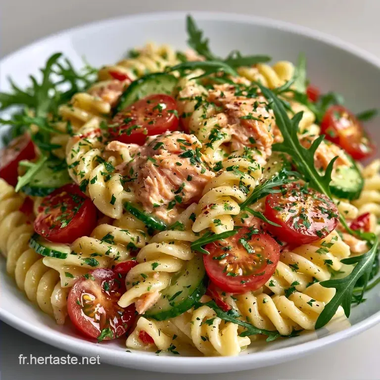 P&acirc;tes Froides Saumon et Tomates Cerises