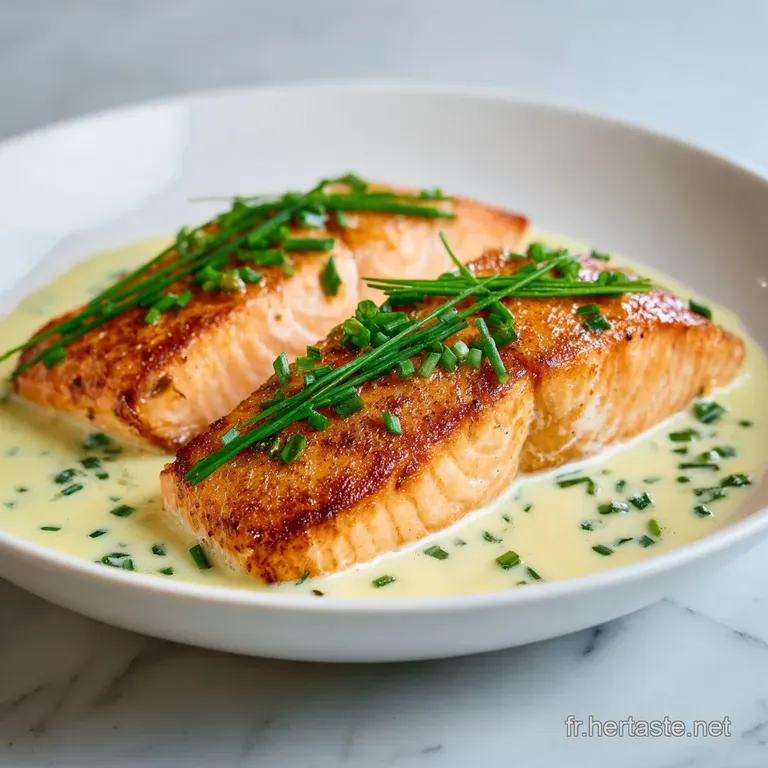 Pav&eacute; de Saumon &agrave; la Cr&egrave;me et Ciboulette: Onctueux