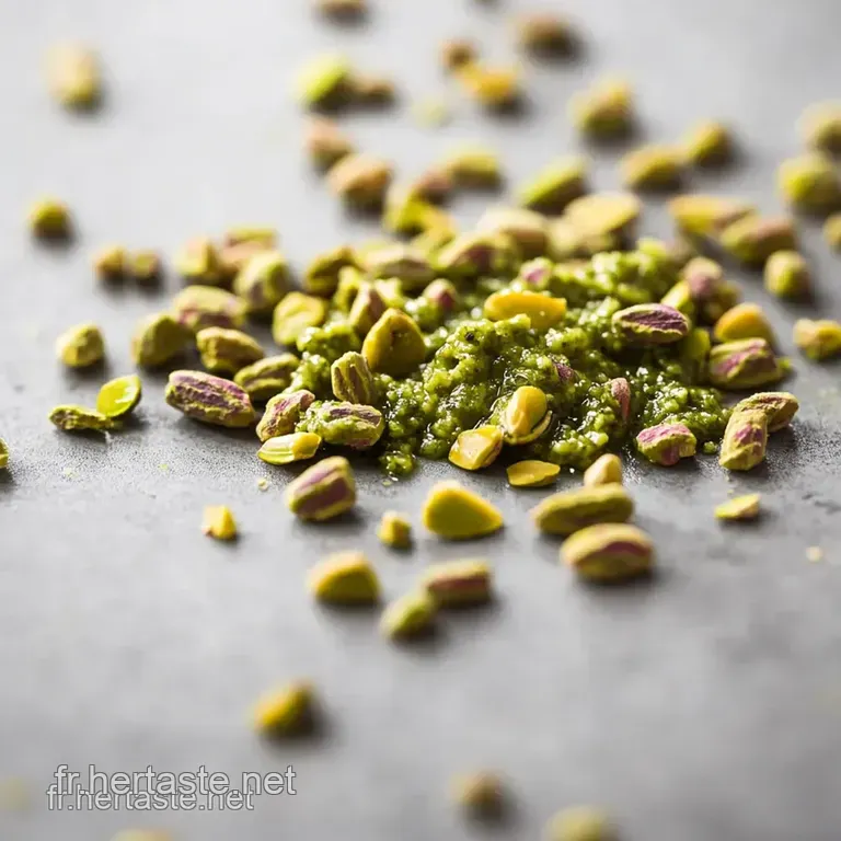 Pesto Pistache: L &eacute;l&eacute;gance Croquante presentation