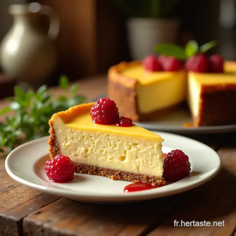 Petit Plaisir Mini New York Cheesecake presentation