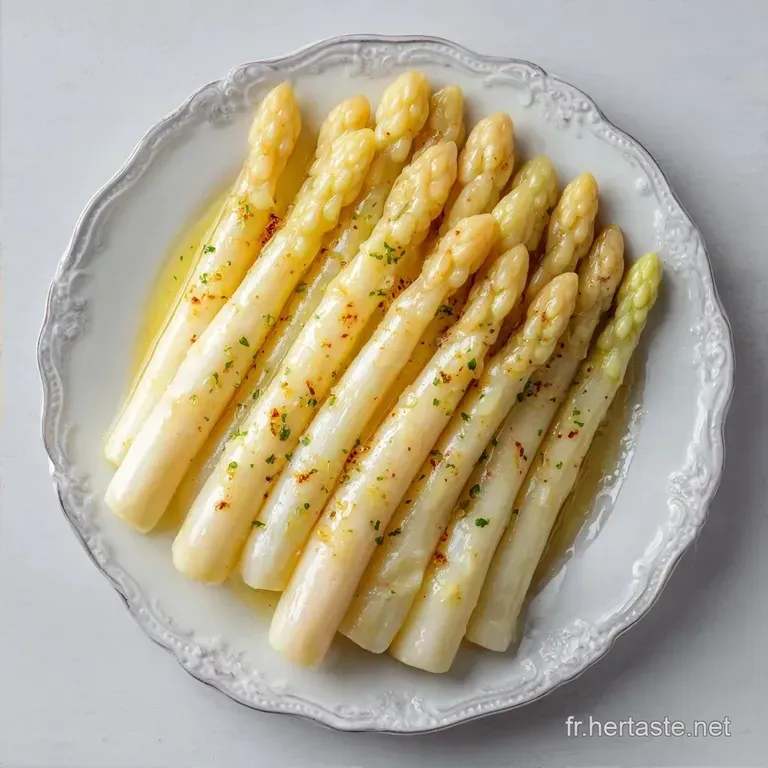 Asperges Blanches Chaudes : Fondantes au Beurre