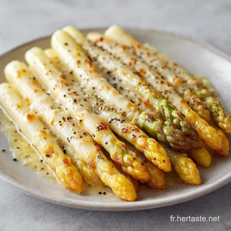 Plat Asperges Blanches Four: Croustillant et Fondant