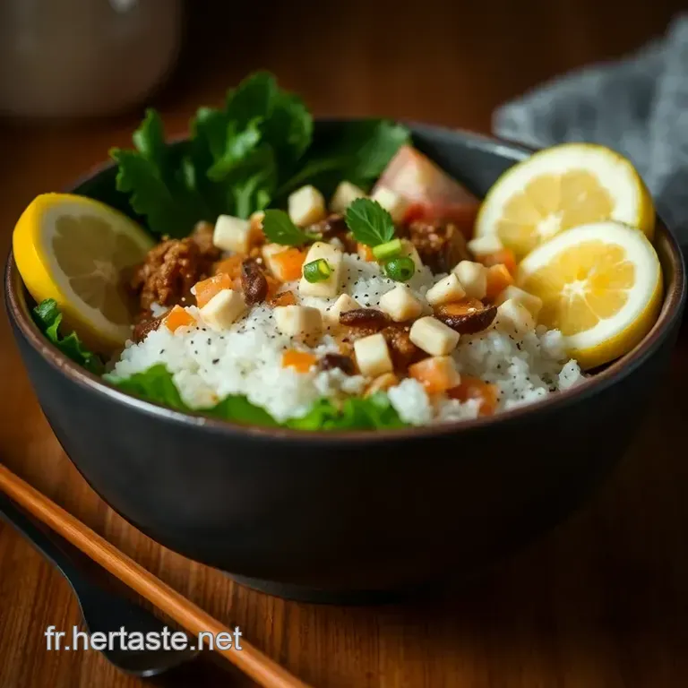 Poke Bowl Tropical: &Eacute;vasion En Une Assiette presentation