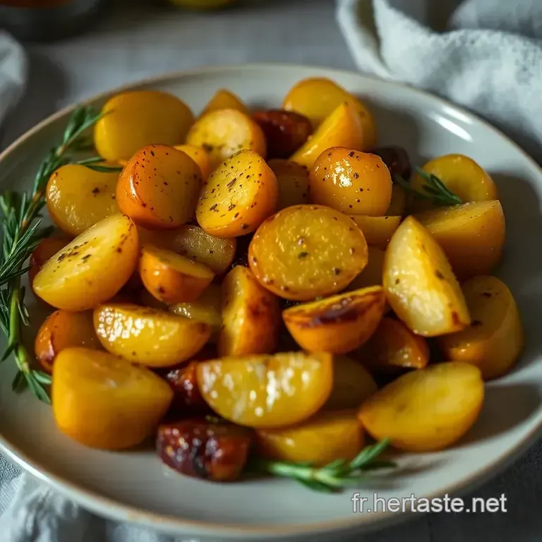 Pommes De Terre Au Micro-Ondes: Un Accompagnement Rapide Et Savoureux presentation