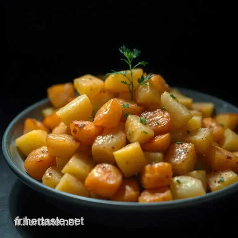 Pommes De Terre Croquantes &Agrave; La Ninja Air Fryer presentation