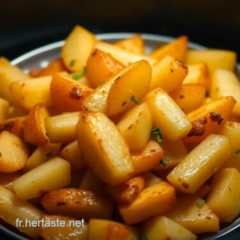 Pommes de Terre Croquantes &agrave; la Ninja Air Fryer