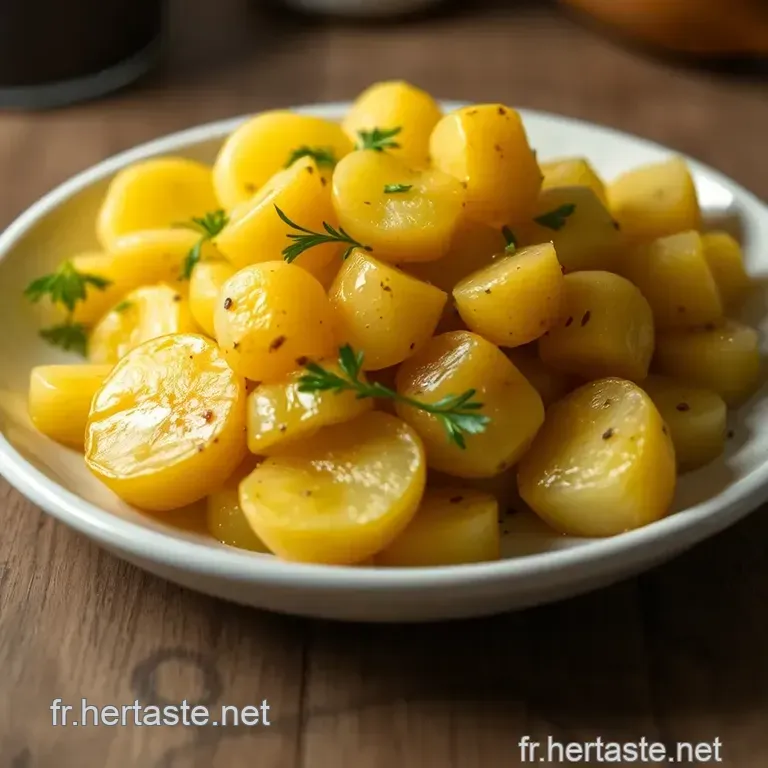 Pommes De Terre Cuites Au Micro-Ondes presentation