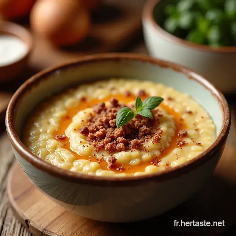 Porridge De Chia Onctueux Au Petit D&eacute;jeuner presentation