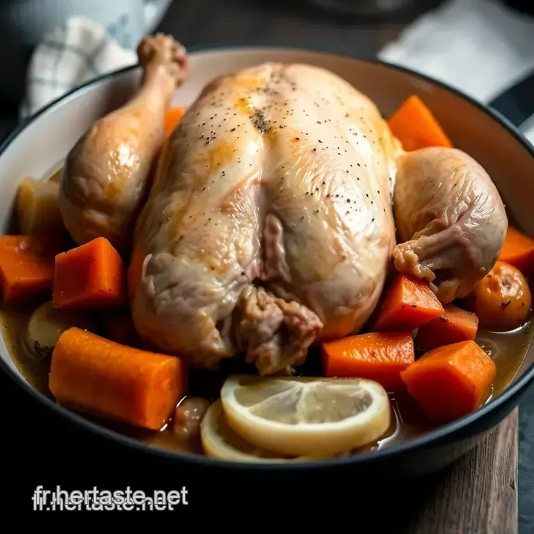 Poule Au Pot Fa&ccedil;on Grand-M&egrave;re presentation