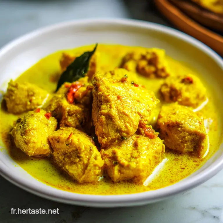 D&eacute;lice Cr&eacute;ole de Poulet Mijot&eacute; au Lait de Coco