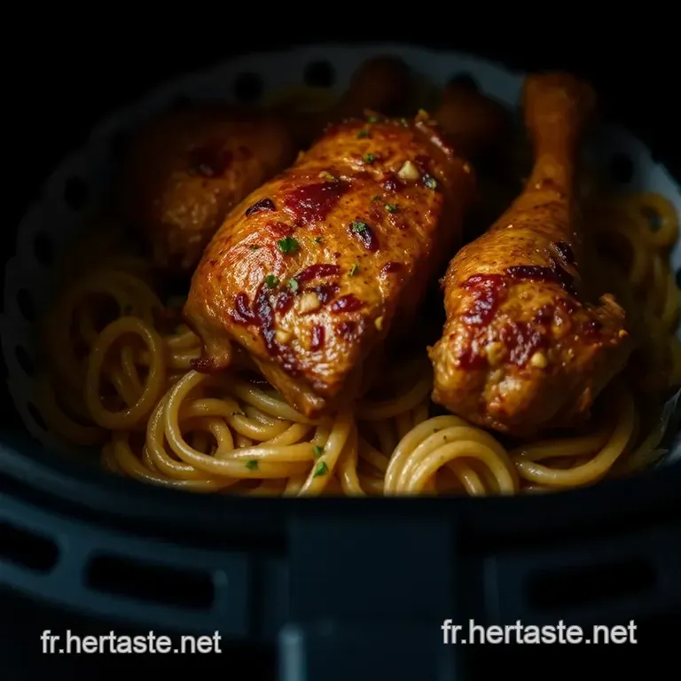 Poulet Croquant Au Air Fryer Ninja presentation