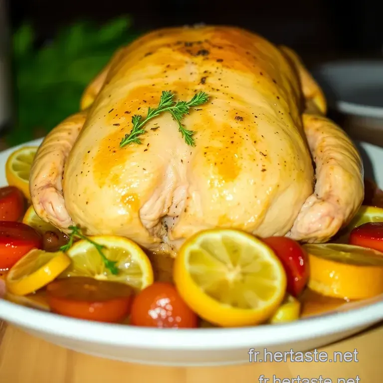Poulet R&ocirc;ti &Agrave; La R&ocirc;tissoire : Un Classique Fran&ccedil;ais Incontournable presentation