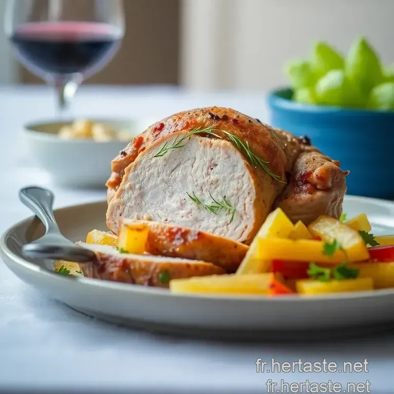 Poulet R&ocirc;ti Parfait: the Quintessential Roasted Chicken presentation