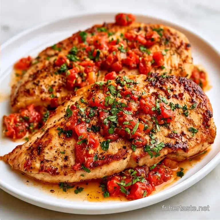 Poulet Tomates Herbes aux Tomates Fra&icirc;ches