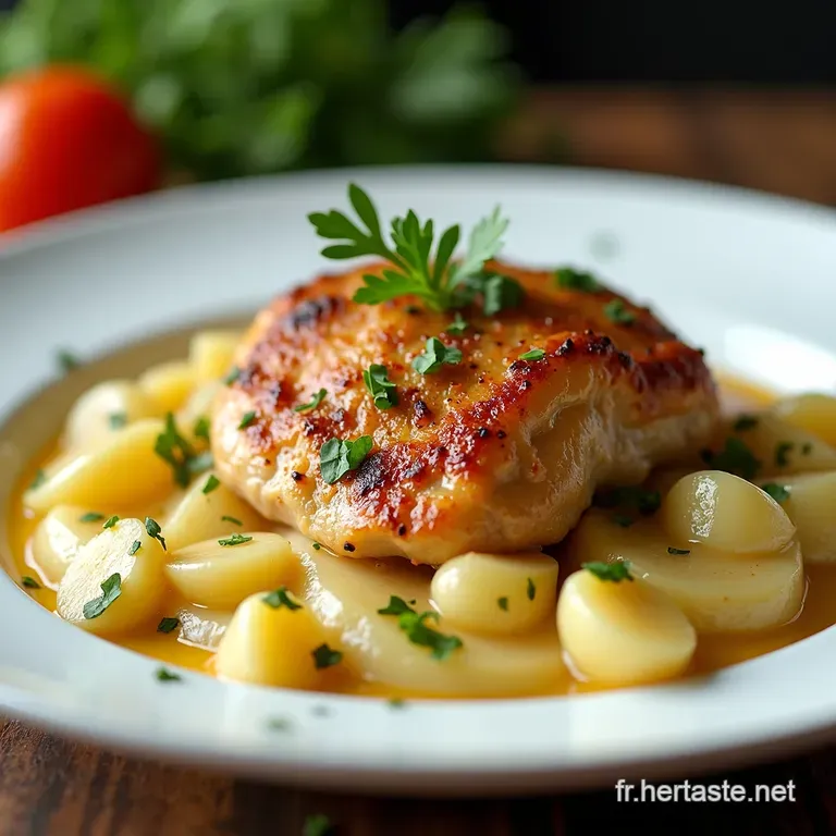 Un Plat Simple Poulet Crémeux Vallée dAuge Facile