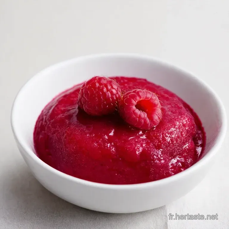 Pudding Express aux Framboises