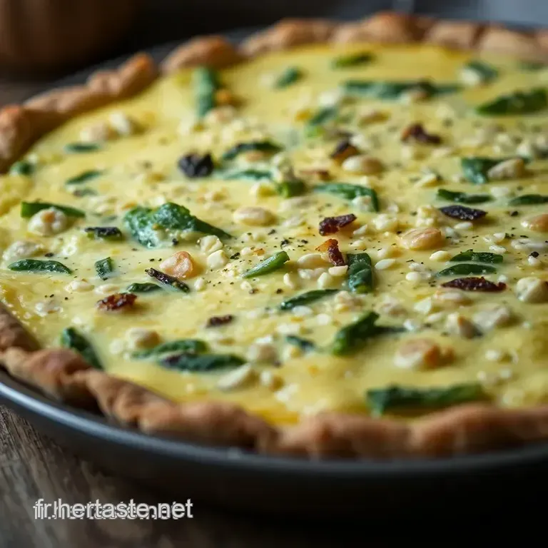 Quiche &Eacute;pinards Ch&egrave;vre : Un D&eacute;lice Proven&ccedil;al &Agrave; Partager presentation