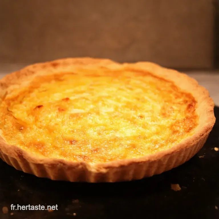 Quiche Onctueuse Aux Poireaux Sans P&acirc;te presentation
