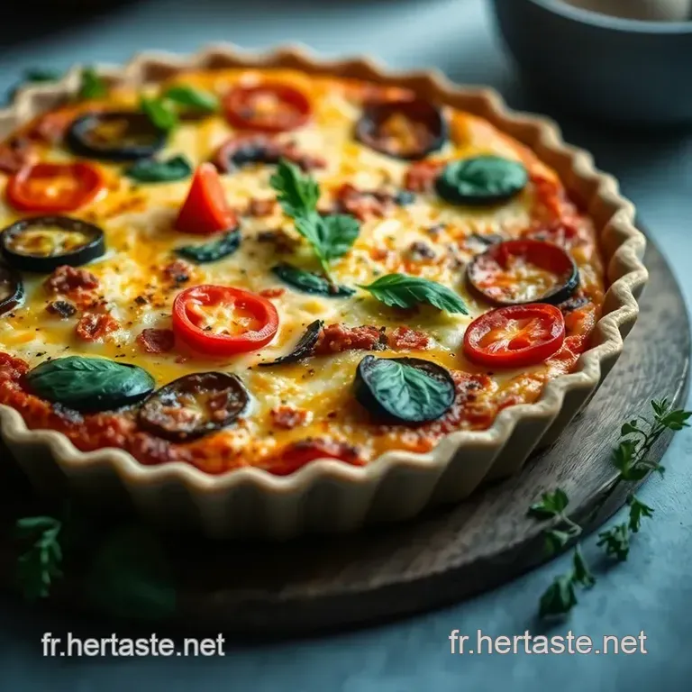 Quiche Ratatouille : Le Mariage Parfait Du Jardin Fran&ccedil;ais presentation