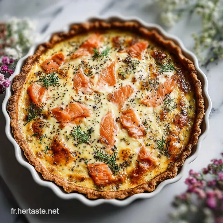 Quiche Saumon Boursin Recette D&eacute;licieuse et Cr&eacute;meuse