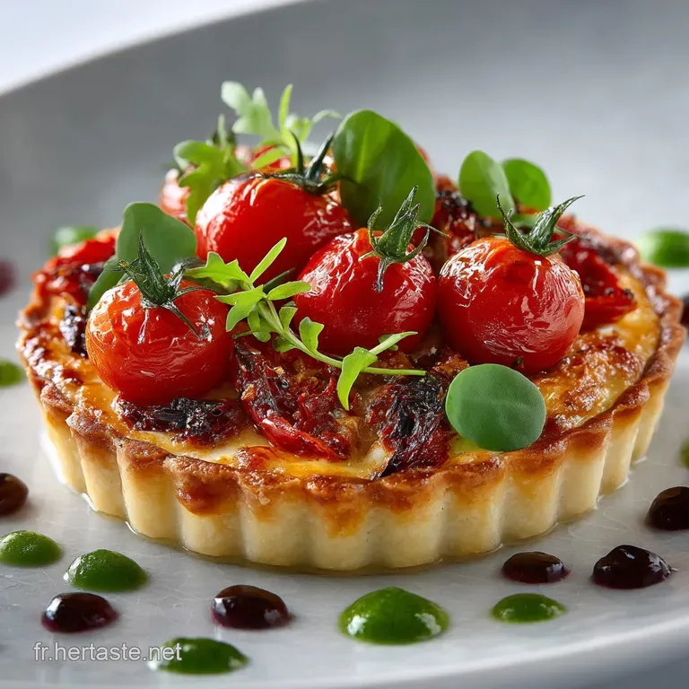 Quiche L&eacute;g&egrave;re Au Thon Et Tomates Cerises : Recette Proven&ccedil;ale presentation