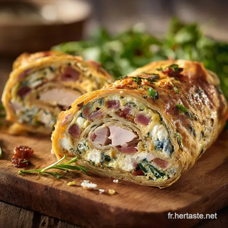 Les Roul&eacute;s de Quiche Bacon Ch&egrave;vre Esprit Bistro