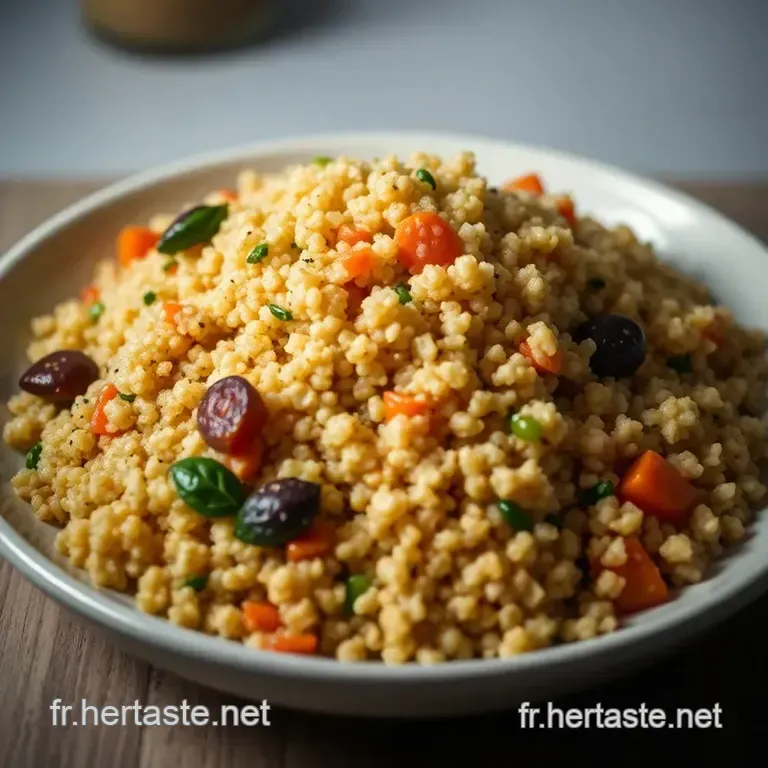Quinoa Royale: La Cuisson Parfaite presentation