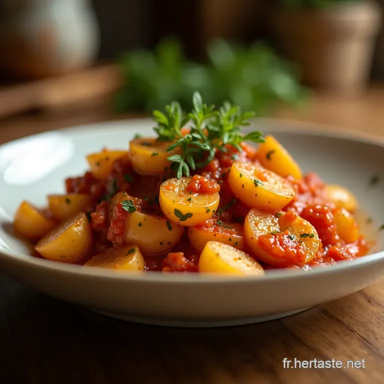 Ragout De Pommes De Terre Aux Boulettes Un Confort Imbattable presentation