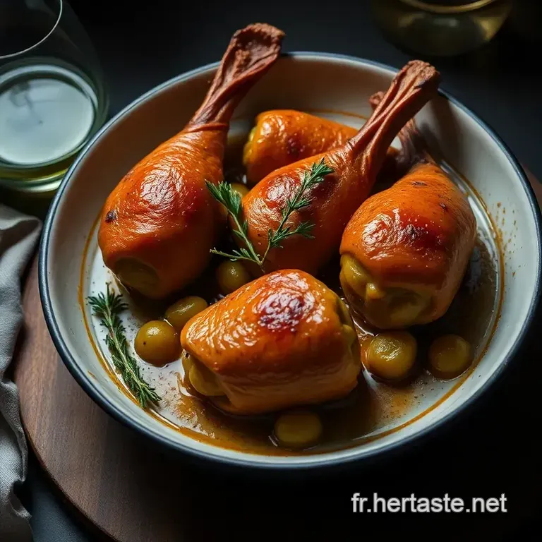 Recette De Cuisses De Dinde En Cocotte Mijot&eacute;es &Agrave; La Fran&ccedil;aise presentation