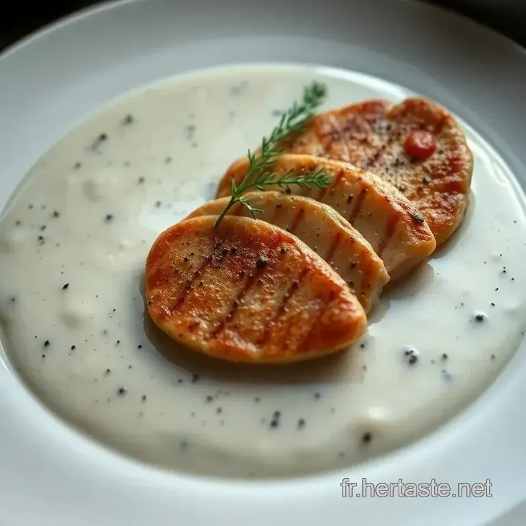 Recette Escalopes De Poulet &Agrave; La Cr&egrave;me presentation